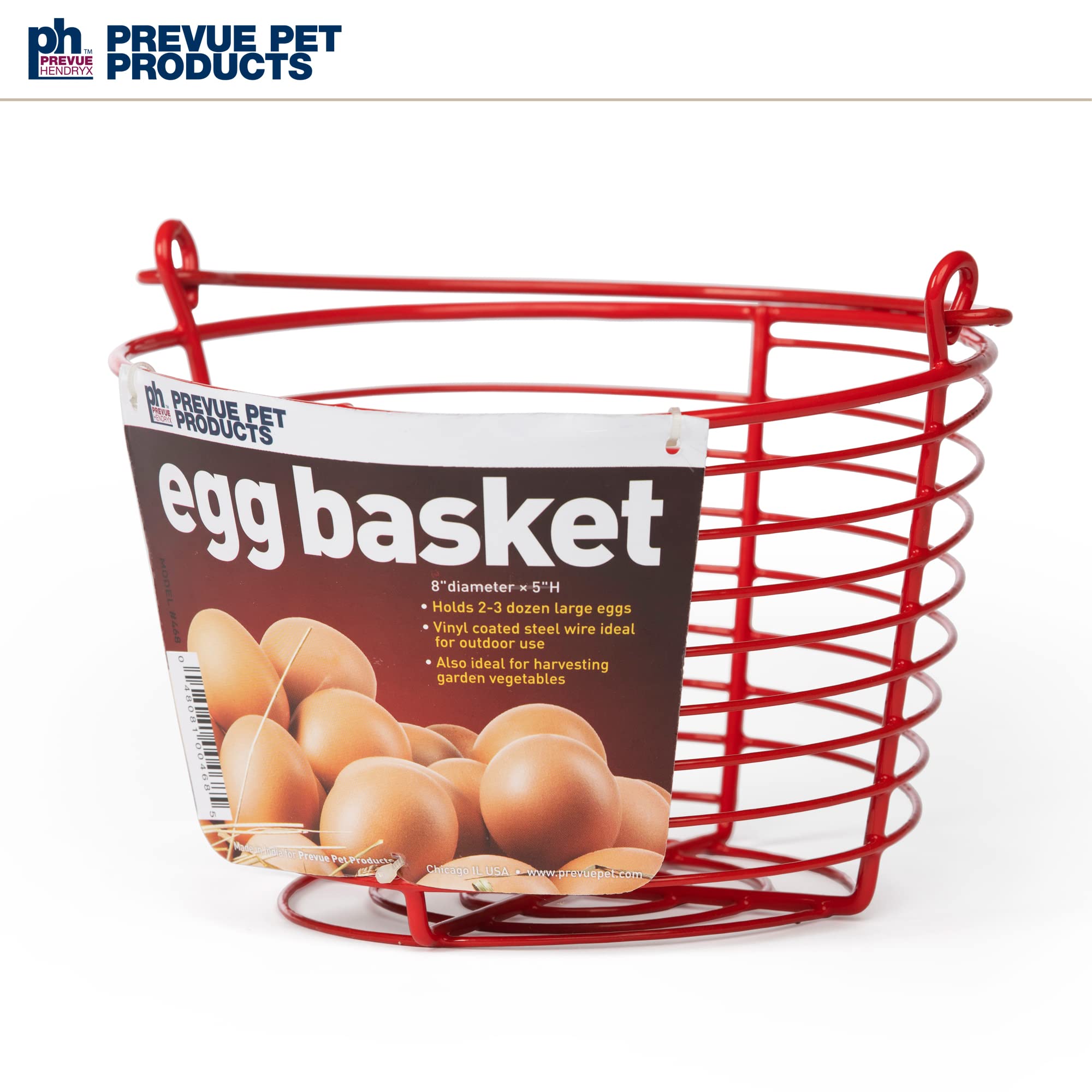 PH Prevue Hendryx egg basket promotes quick drying after rinse.