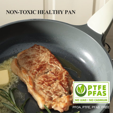 PRICUSIS ceramic coating enables healthier cooking with less oil.