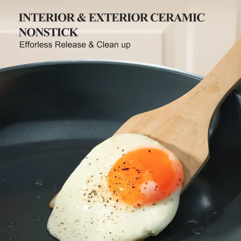 PRICUSIS easy-flip side design for scrambling and sautéing.