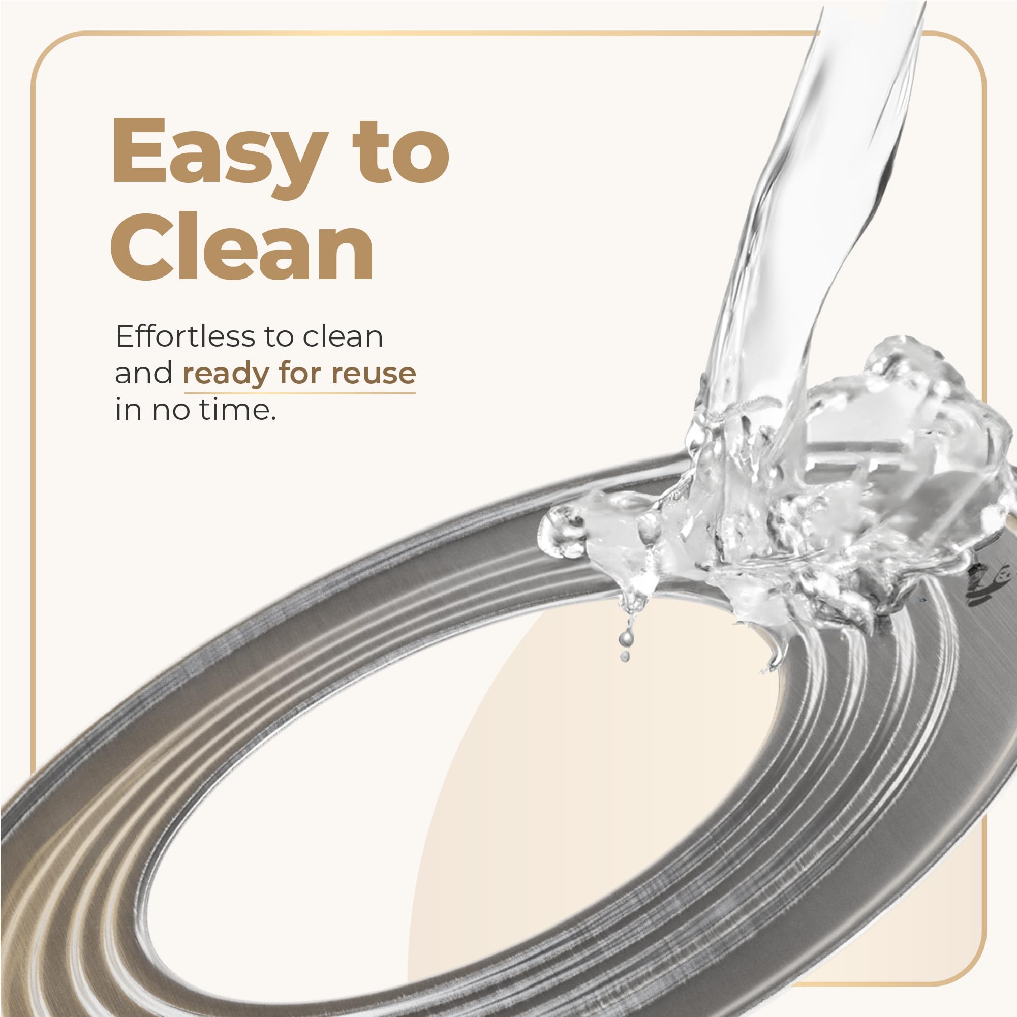 Prime Home Direct rust resistant construction stays bright after use.