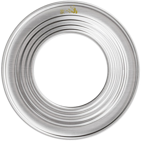 Prime Home Direct stainless steel steamer ring with a stylish design for easy steaming.