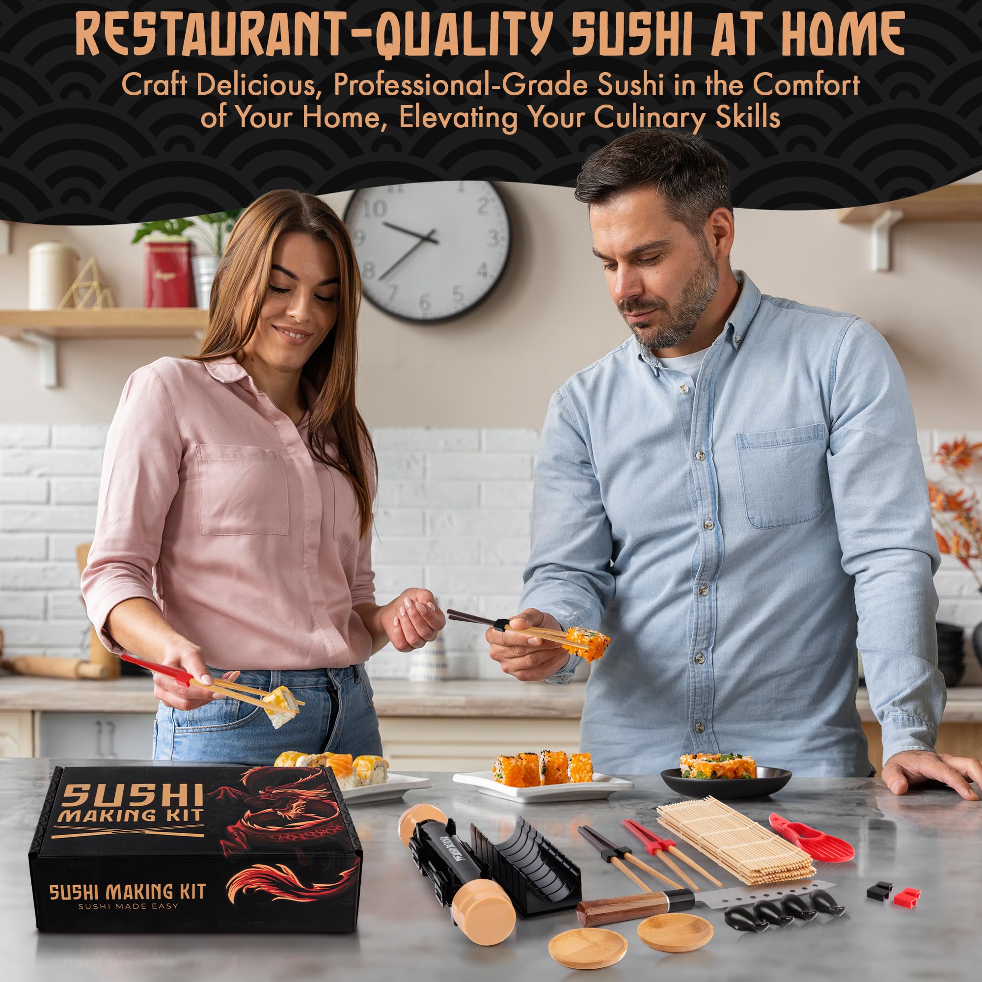 Primely Easy Sushi Roll Experience makes DIY sushi approachable for any kitchen.