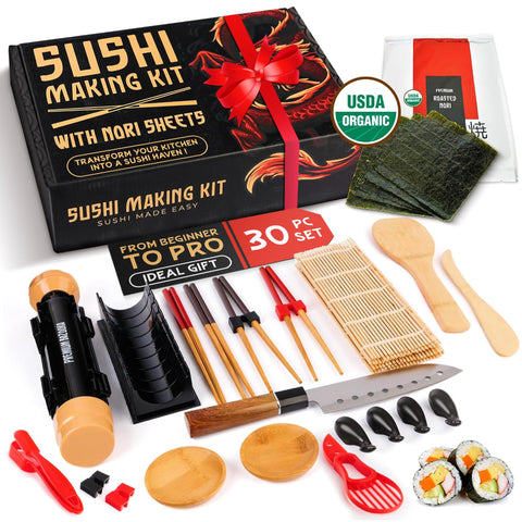 Primely Sushi Bazooka in action helps beginners roll evenly and quickly.