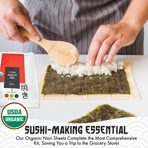 Primely Sushi Roller Tools Set supports consistent, professional-looking results.