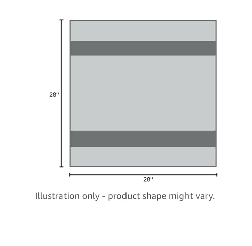 Primitives by Kathy 28x28 dish towel square size, ideal for holiday kitchen decor and drying.