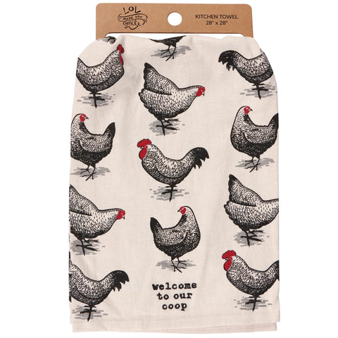 Durable cotton-linen texture shown on Primitives by Kathy towel for daily use