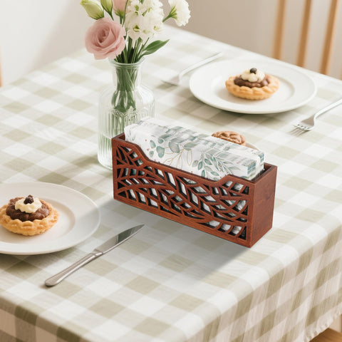 Primo Lines napkin holder with spacious opening for effortless one-hand use