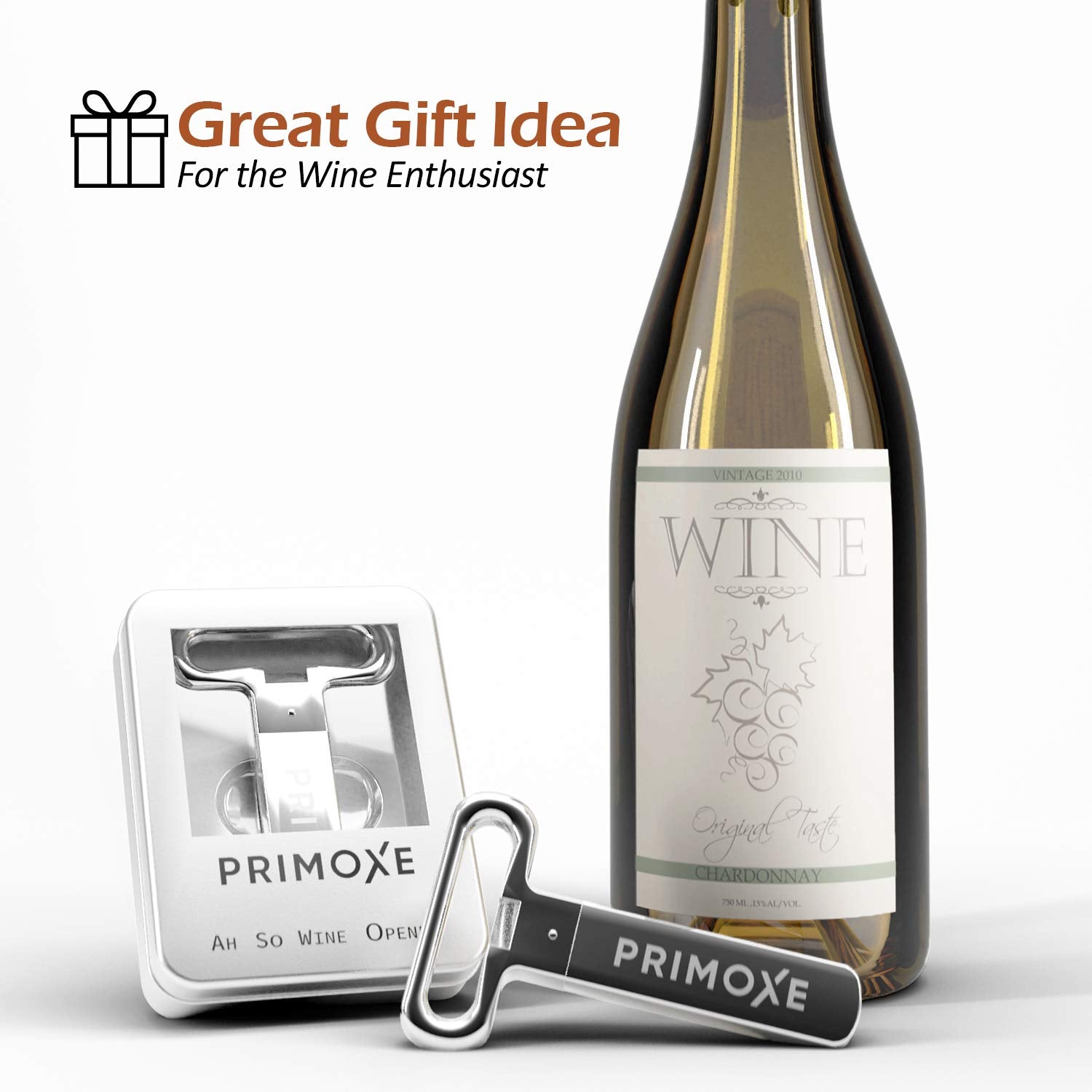 PRIMOXE cork remover keeps cork intact for collectors and vintage bottles