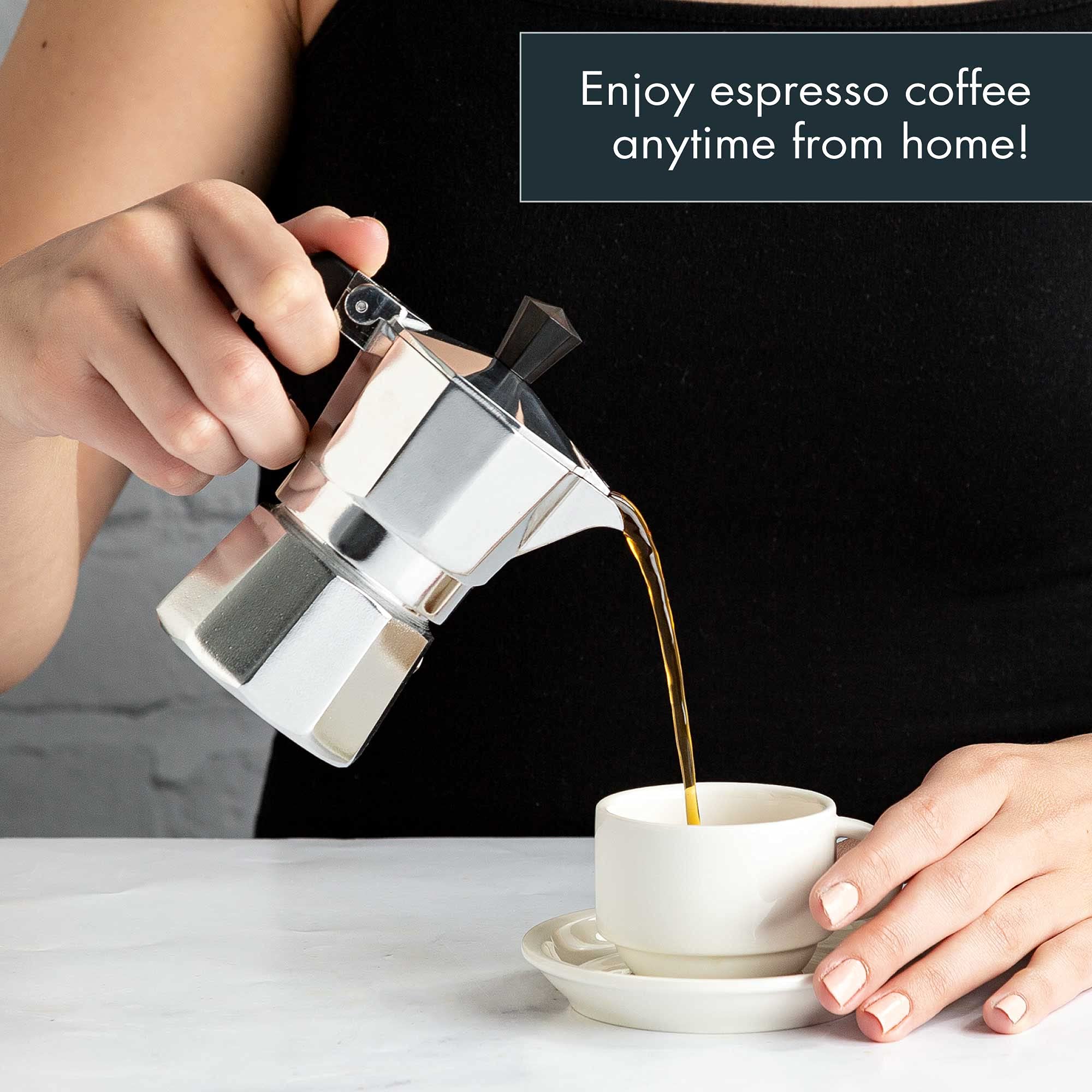 Primula simple stovetop setup speeds espresso from water to cup