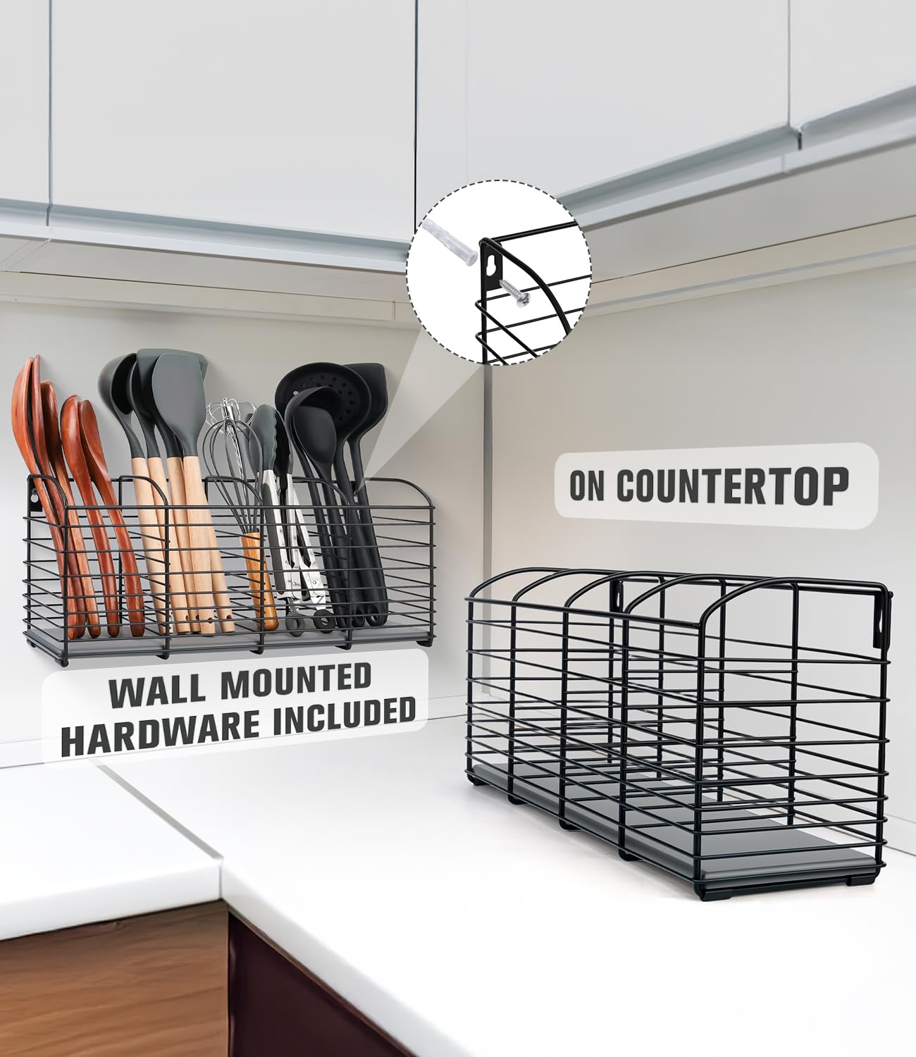PrimZooty matte-black kitchen design complements any decor style.