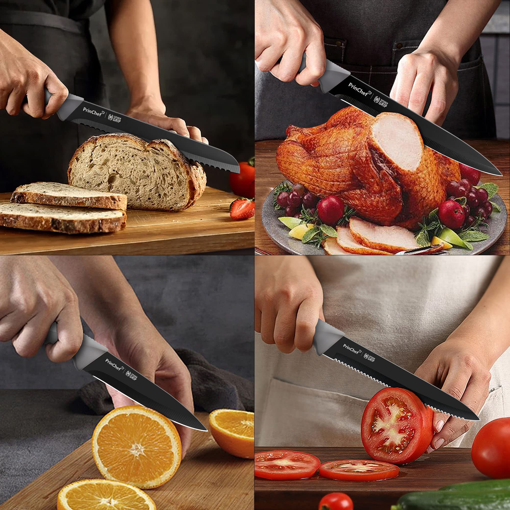 PrinChef peeler simplifies vegetable prep and skin removal.
