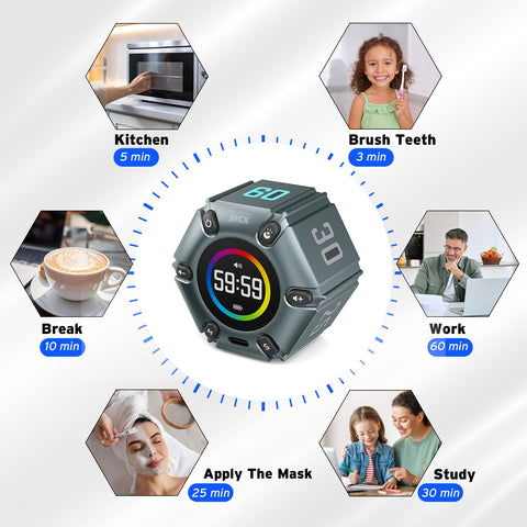 Printers Jack timer silent, vibration, and sound modes for alerts