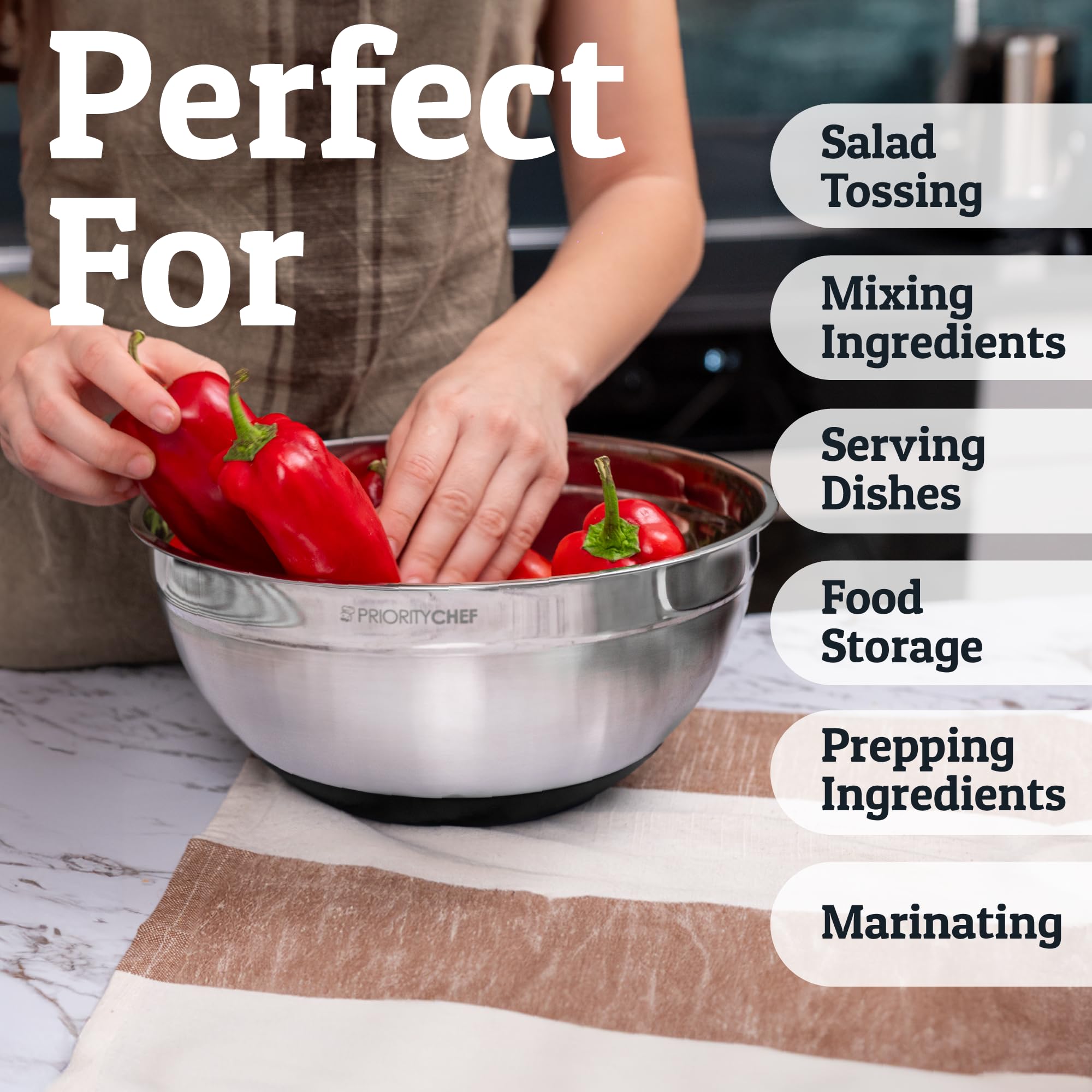 Priority Chef three graters expand prep options in one kit.
