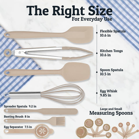 Priority Chef bowls with silicone non-slip bases prevent slipping during mixing and whisking.