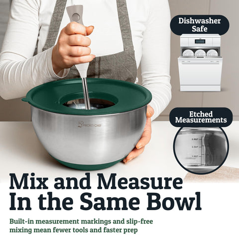 Priority Chef inner measurement marks aid precise mixing