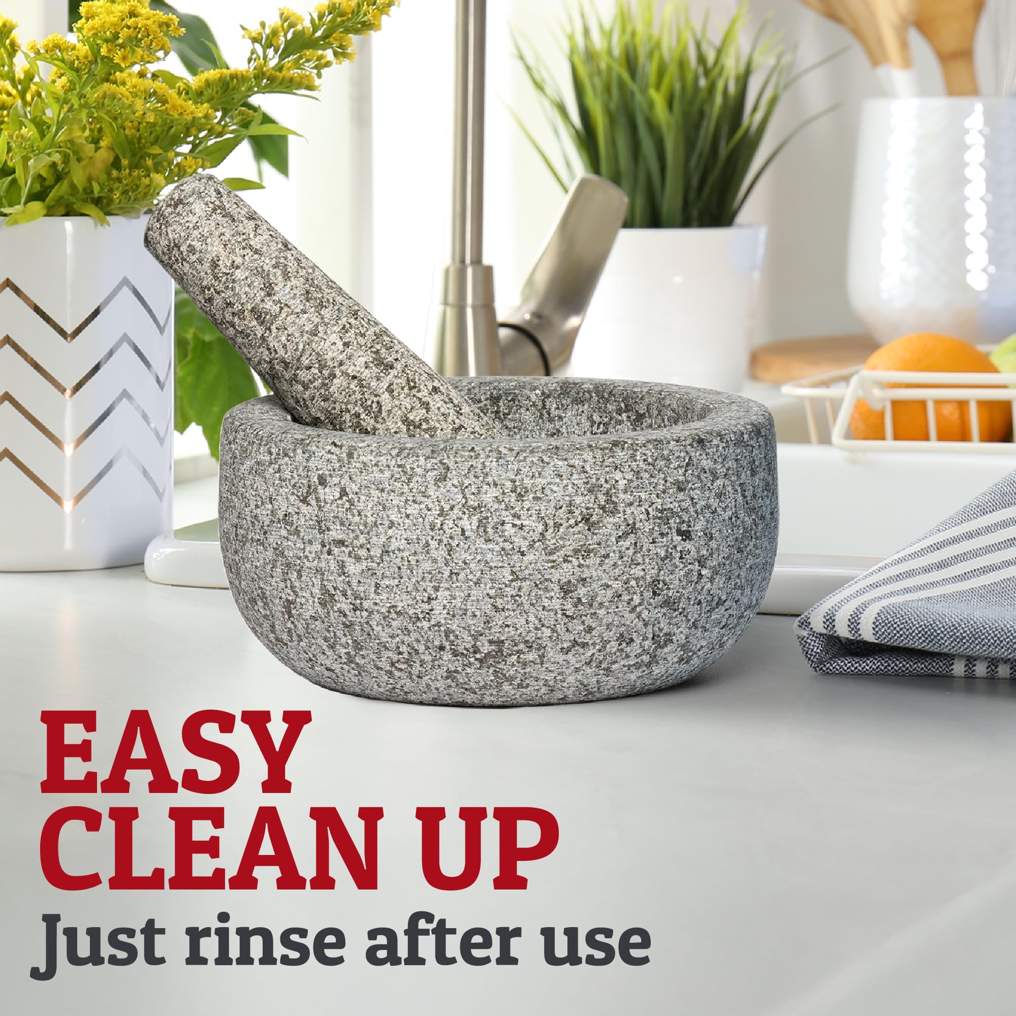 Priority Chef included non-slip protectors guard countertops from scratches.