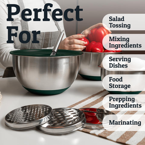 Priority Chef one-bowl grating and slicing tool simplifies prep.
