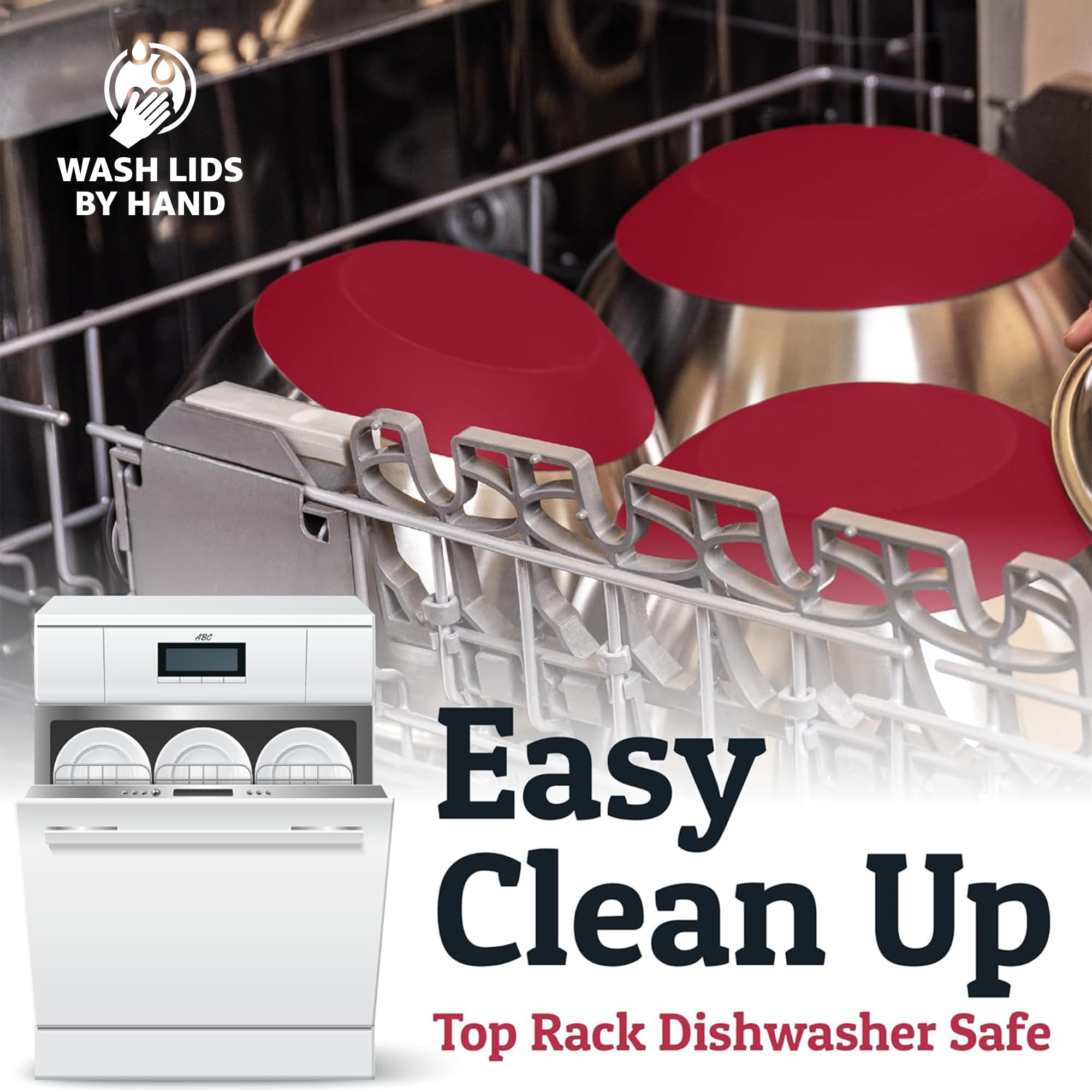 Priority Chef top-rack dishwasher safe bowls simplify cleanup after cooking.