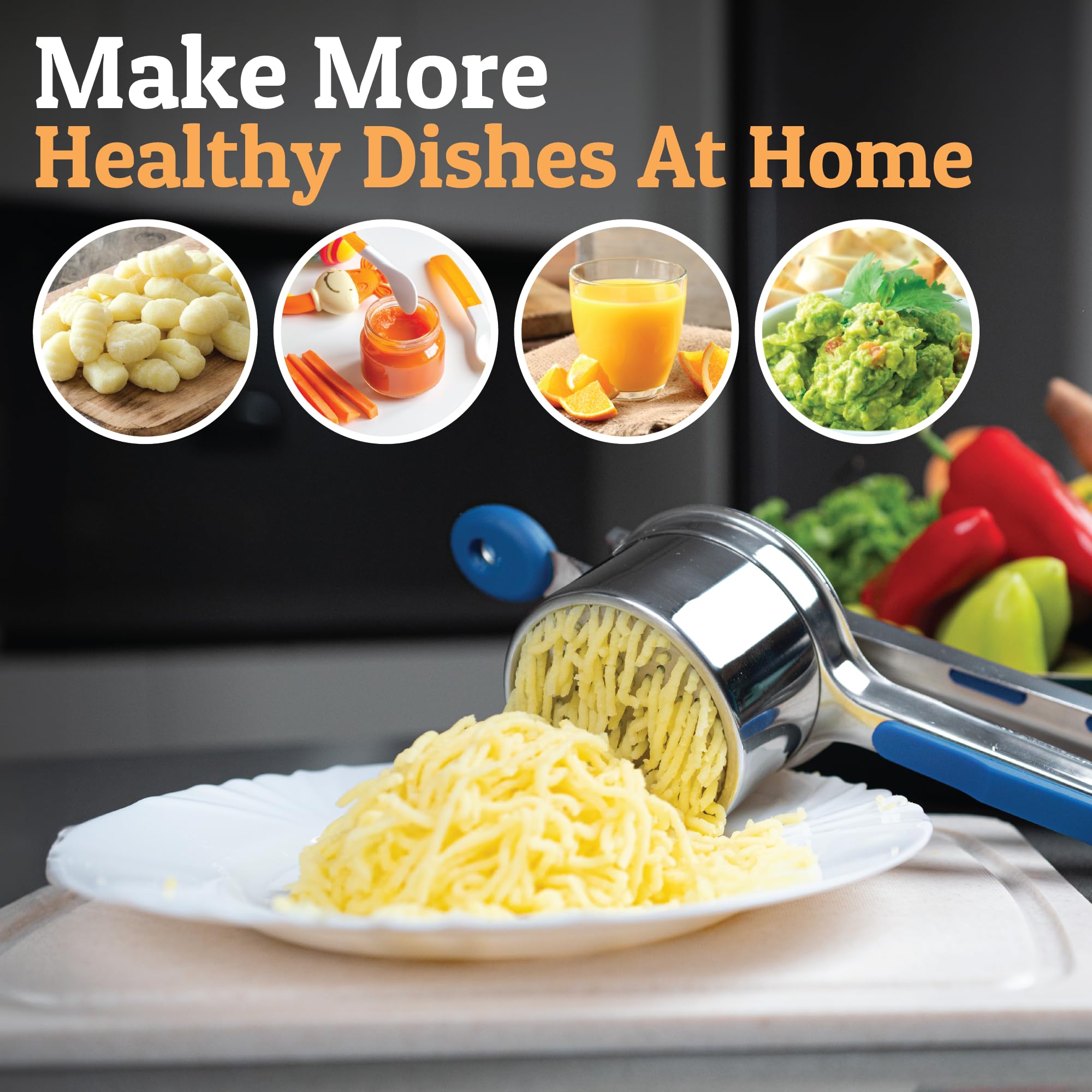 PriorityChef blue kitchen tool adds durable performance to meals.