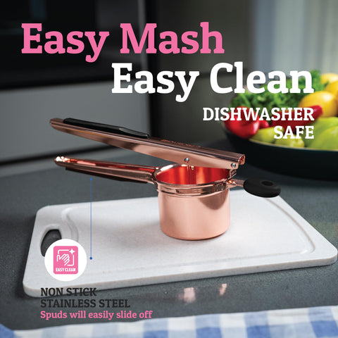 PriorityChef ricer is top-rack dishwasher safe for easy cleanup.