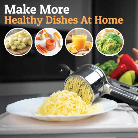PriorityChef easy-clean surface helps residue slide off.