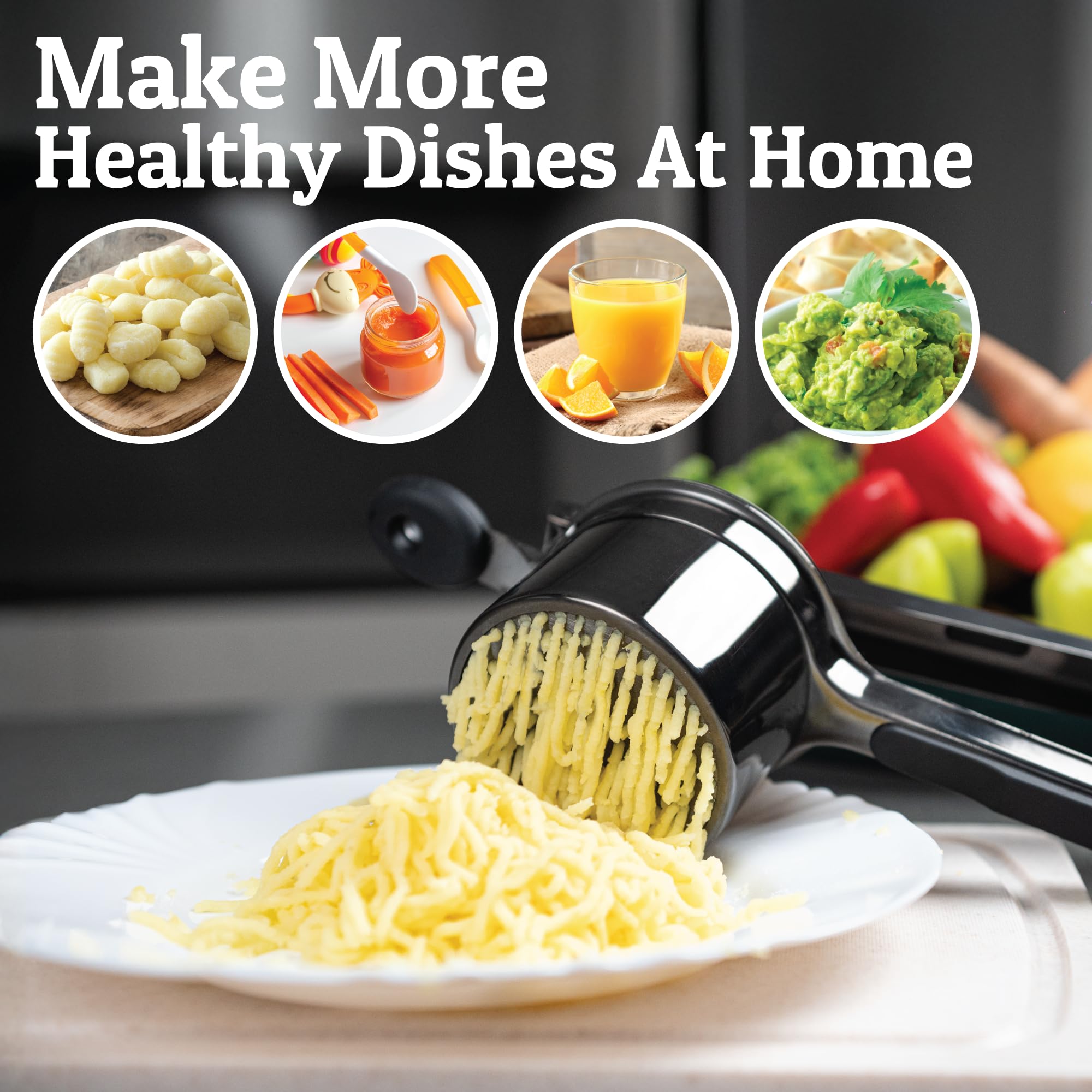 PriorityChef ergonomic design reduces hand fatigue during prep.