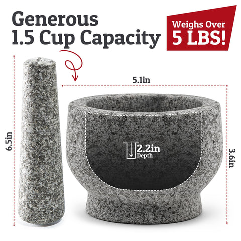 PriorityChef heavy-duty stone grinder handles herbs and nuts with ease.