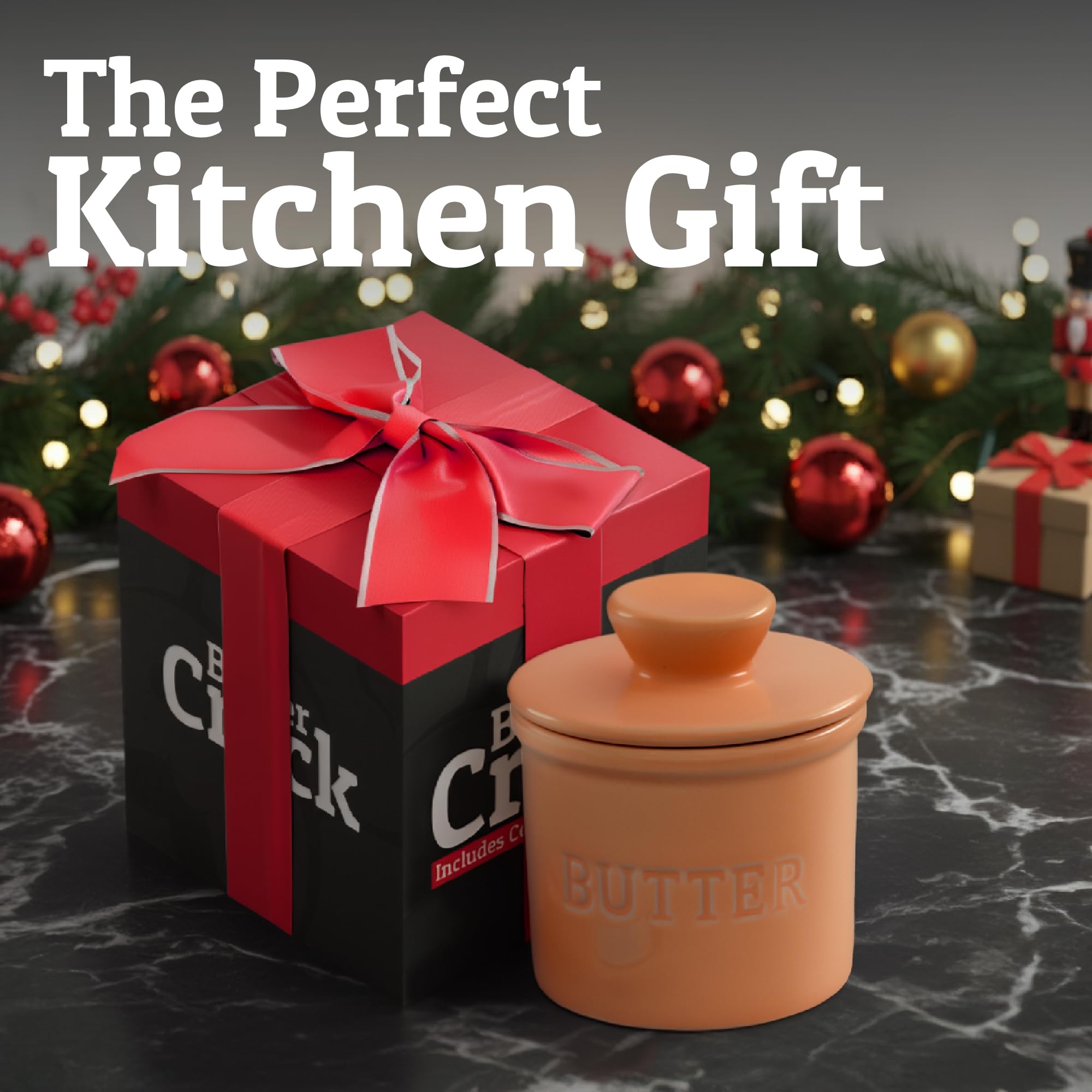 Priority Chef butter crock set includes clear instructions for simple setup and use.