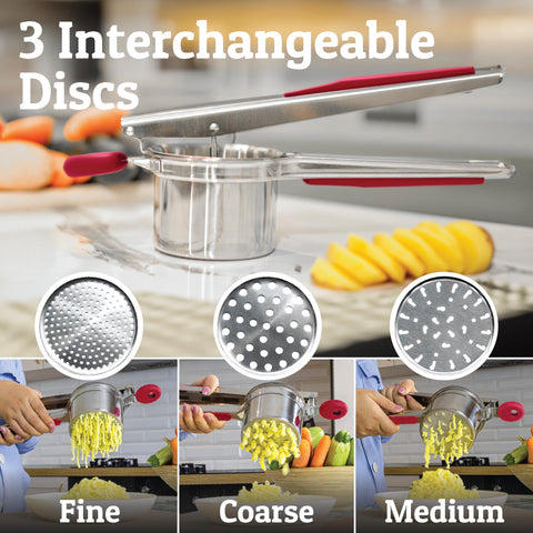 PriorityChef 3-disc system allows quick texture changes
