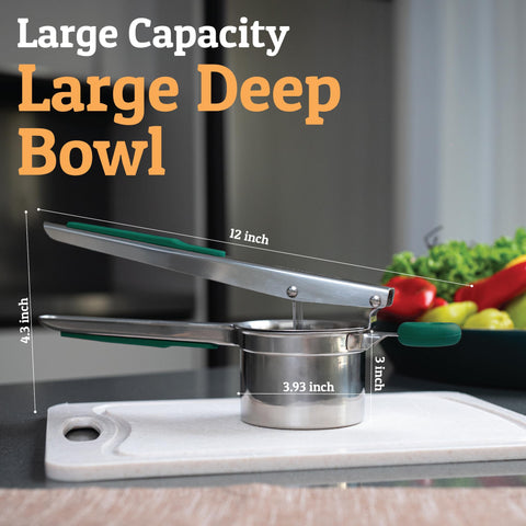 PriorityChef ricer suitable for baby food and gentle veggie mashes.