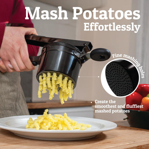 PriorityChef stainless steel body for durable rust-resistant performance.