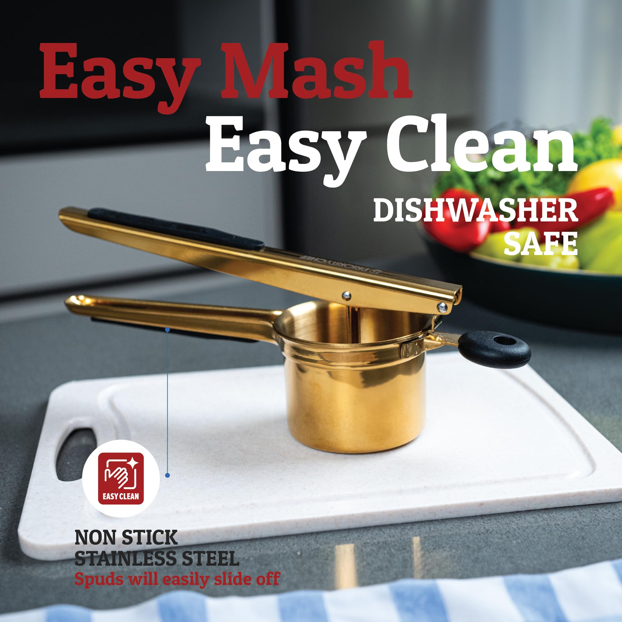 PriorityChef top-rack dishwasher-safe for effortless cleanup