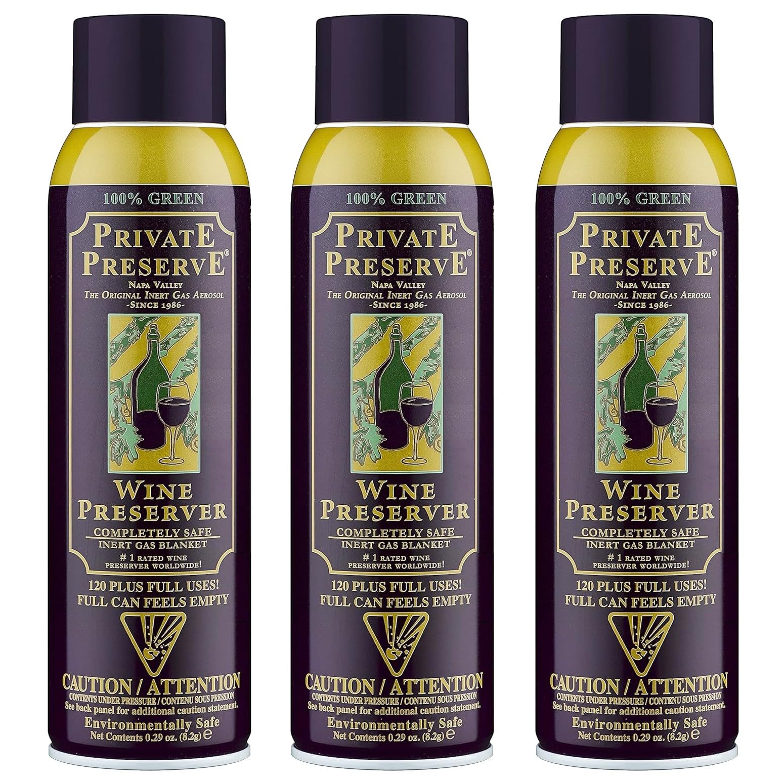 Private Preserve bottle open preserves aroma and slows oxidation