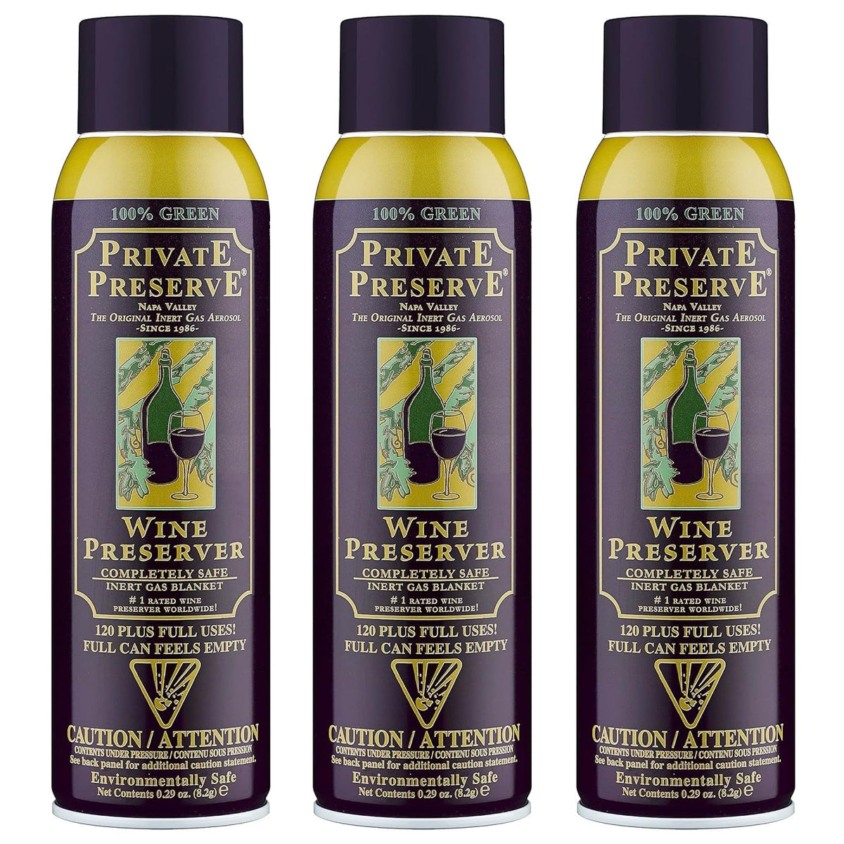 Private Preserve bottle open preserves aroma and slows oxidation