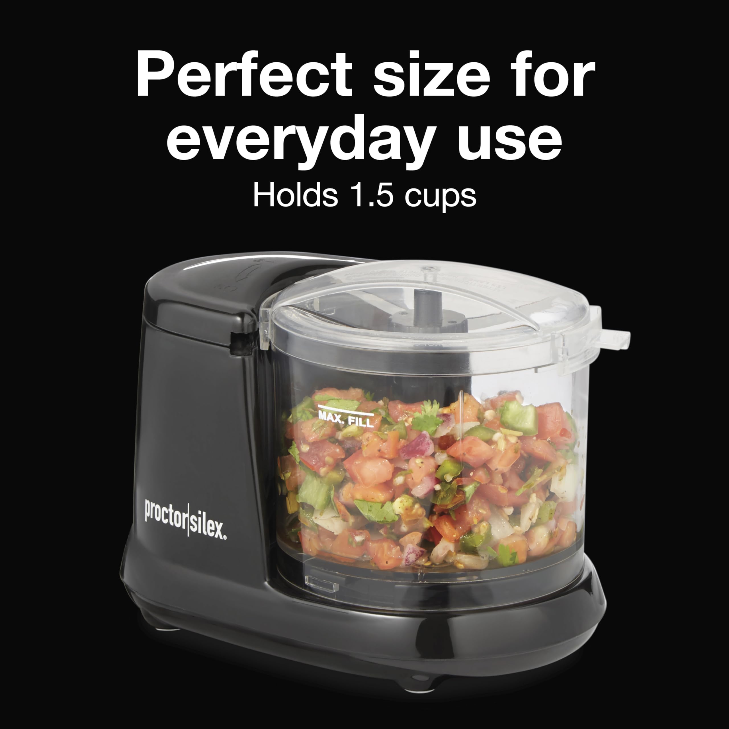 Proctor Silex chopper blades deliver precise cuts for onions, nuts, and sauces.