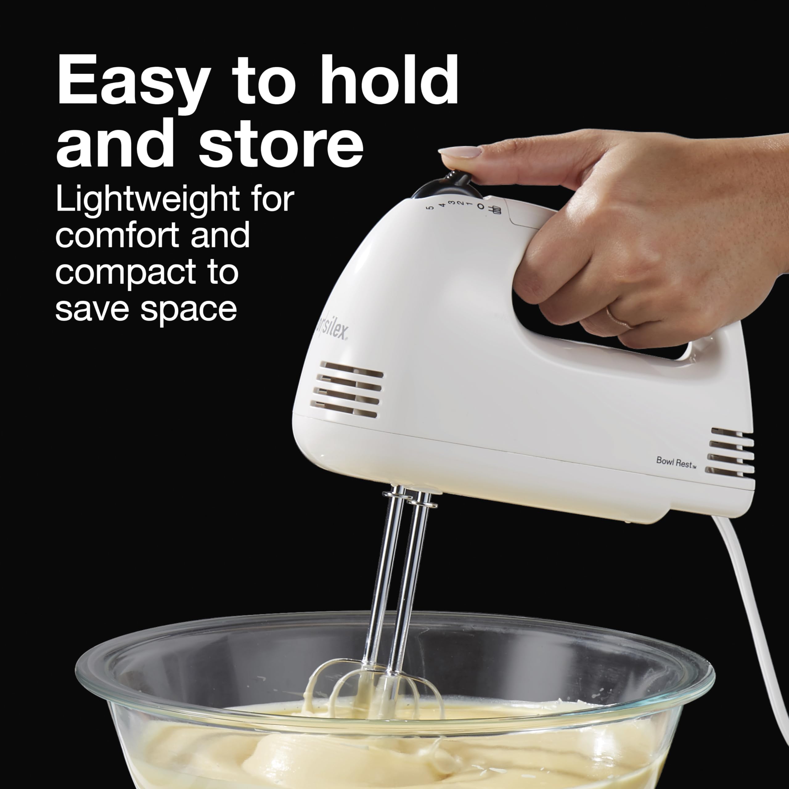 Proctor Silex Easy Mix compact design fits small kitchens