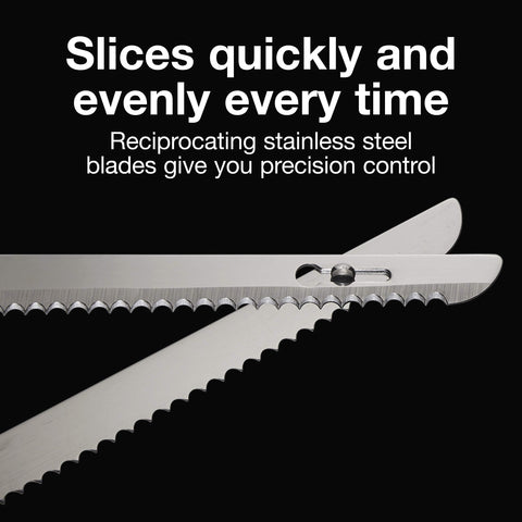 Proctor Silex Easy Slice knife slicing artisan bread evenly