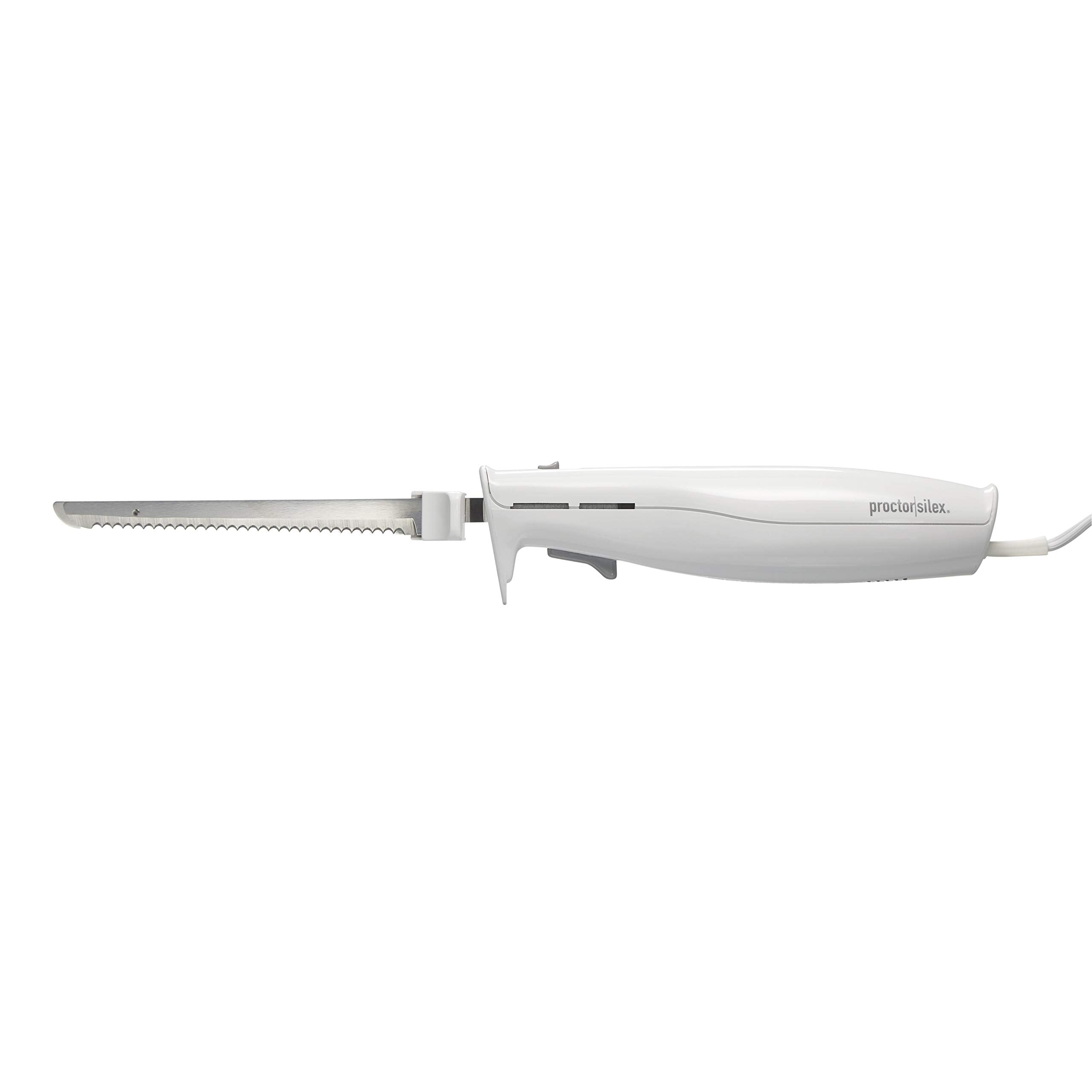 Proctor Silex Easy Slice knife carving meat with clean, even slices