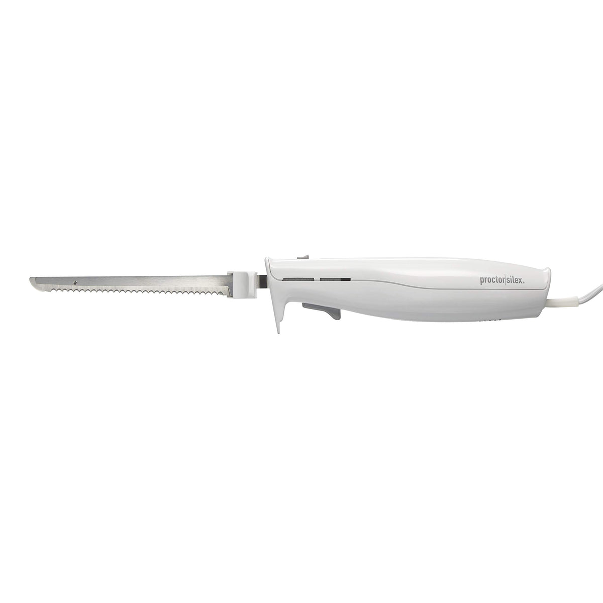 Proctor Silex Easy Slice knife carving meat with clean, even slices