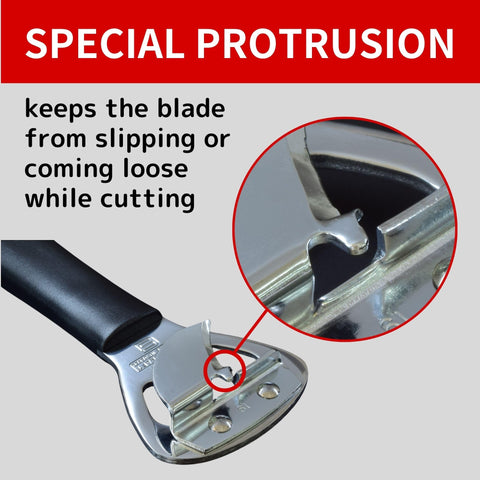 Product of Gifu Japan coated carbon steel can opener edge for clean cuts