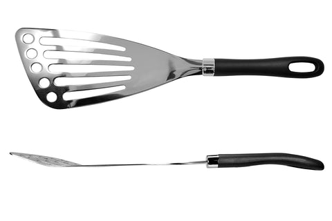 Seki Japan spatula front-end heat resilience supports high-heat frying.