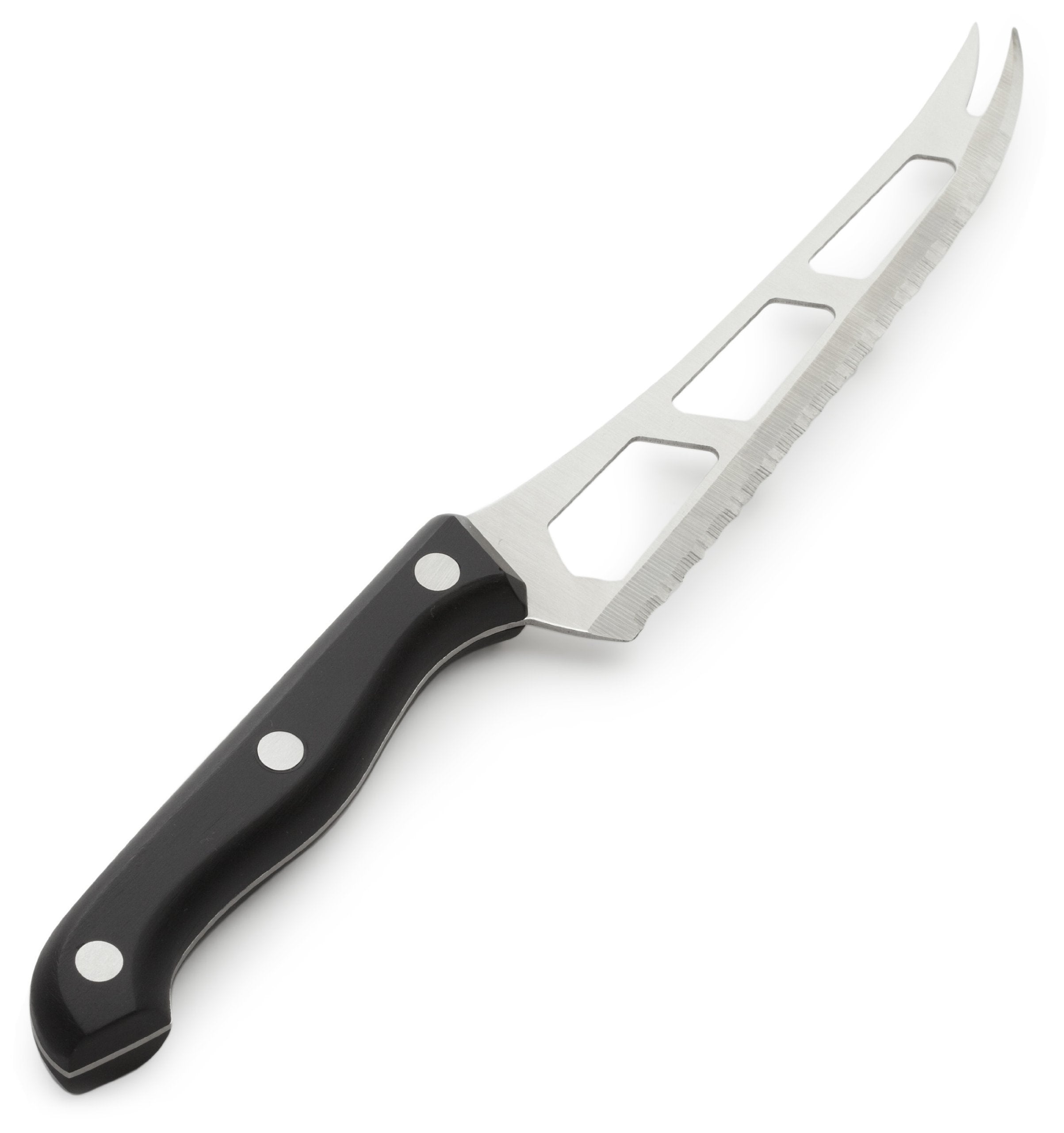 Prodyne CK-300 open-surface blade cheese knife for clean slices.