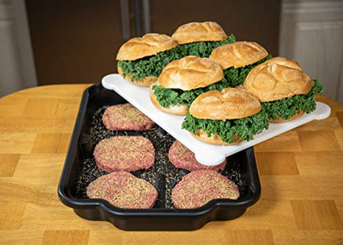 Prodyne Prep & Slice dual-task design keeps counters clean during multi-step prep.