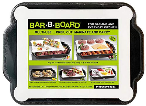 Prodyne Prep & Slice tray-side view ideal for marinating and catch drips.