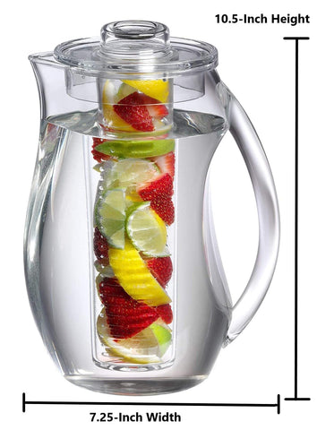 Prodyne removable rod infuser filled with fruit for customizable flavor