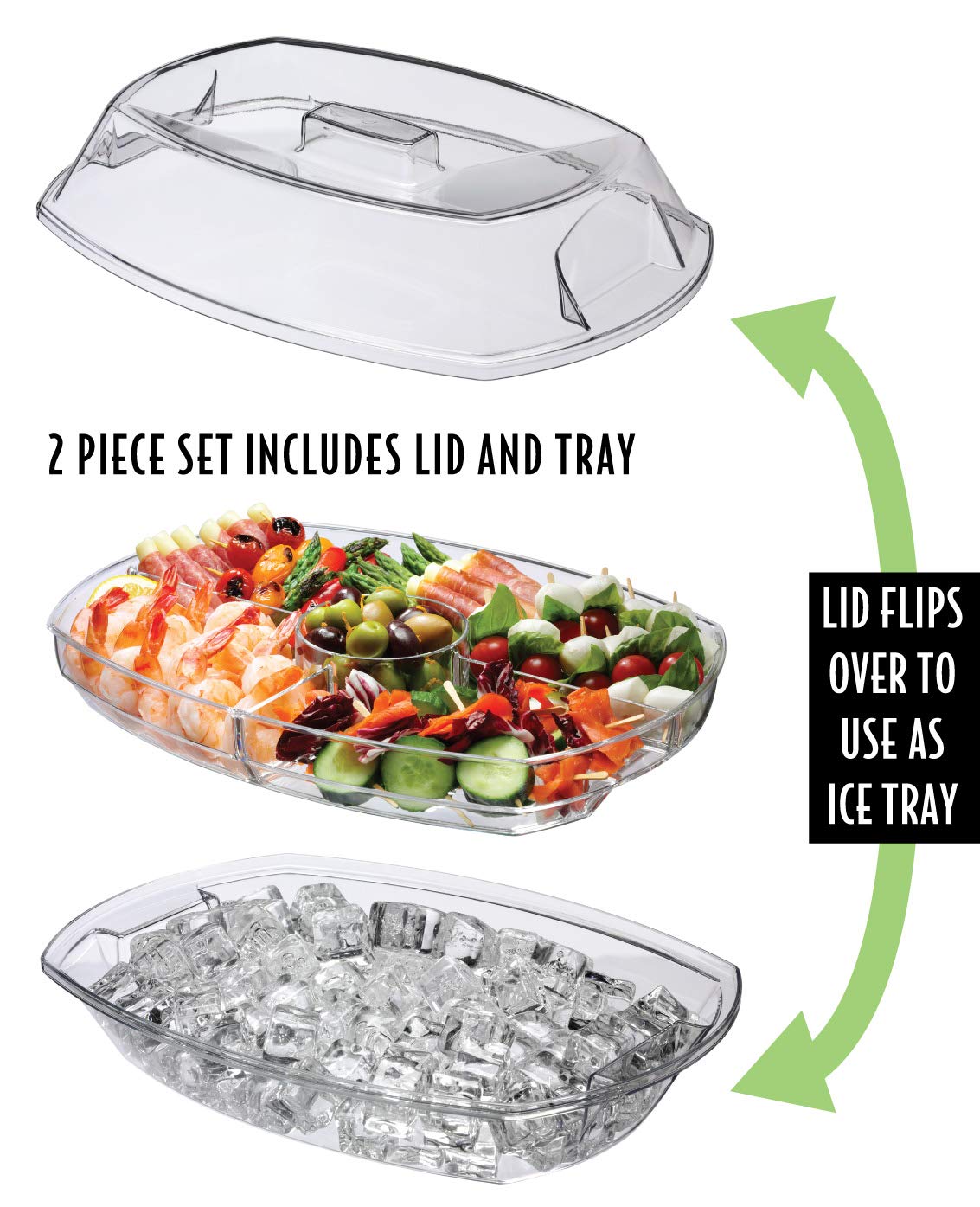 Prodyne SB-5 lid keeps food covered and prep neat