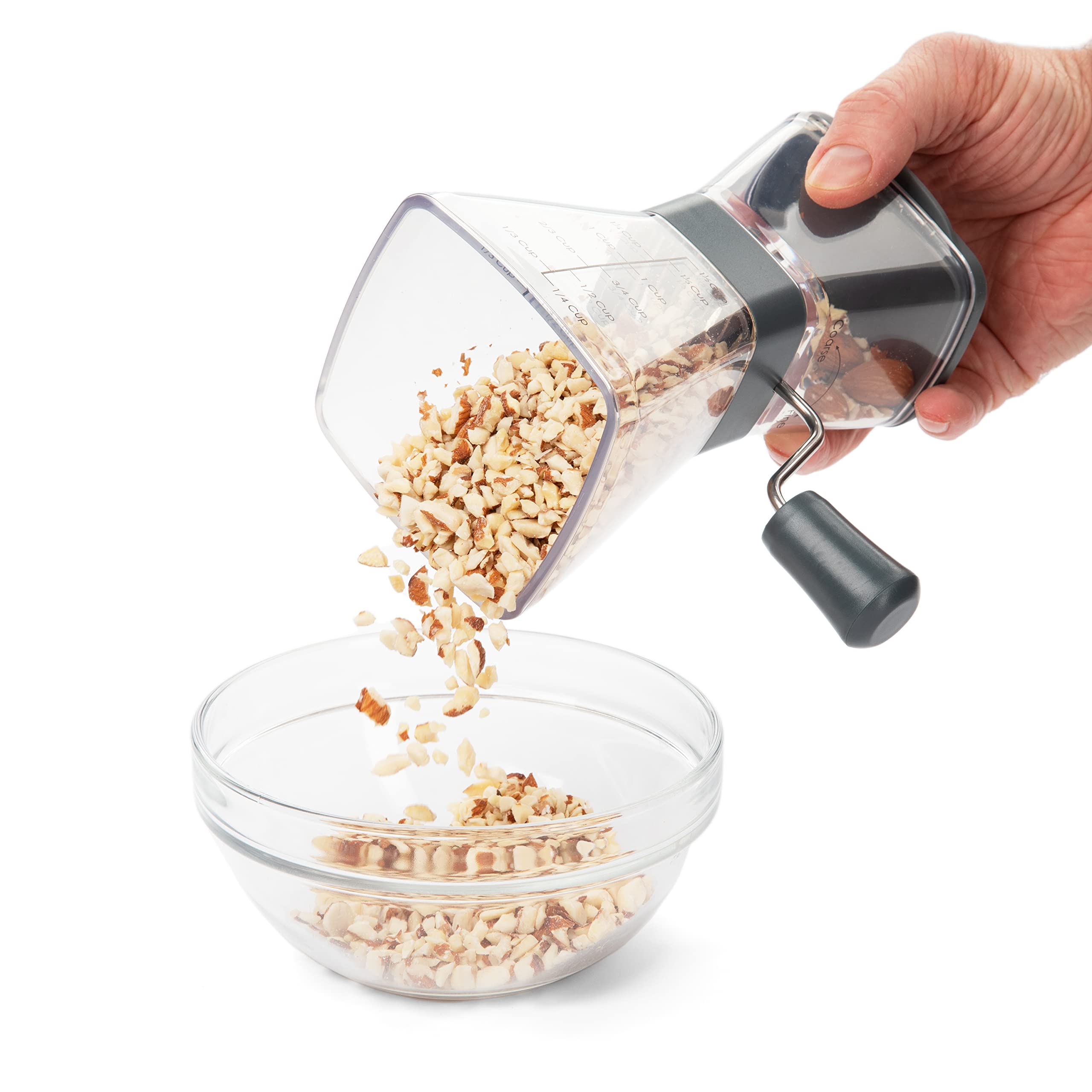Progressive Nut Chopper is dishwasher-safe for quick cleanup.