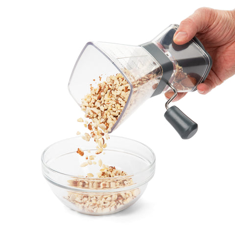 Progressive Nut Chopper is dishwasher-safe for quick cleanup.