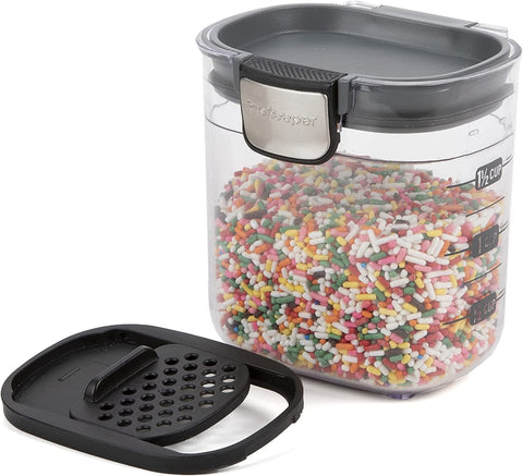 Progressive PKS-401 mini ProKeeper+ filled with spices for organized, easy access.