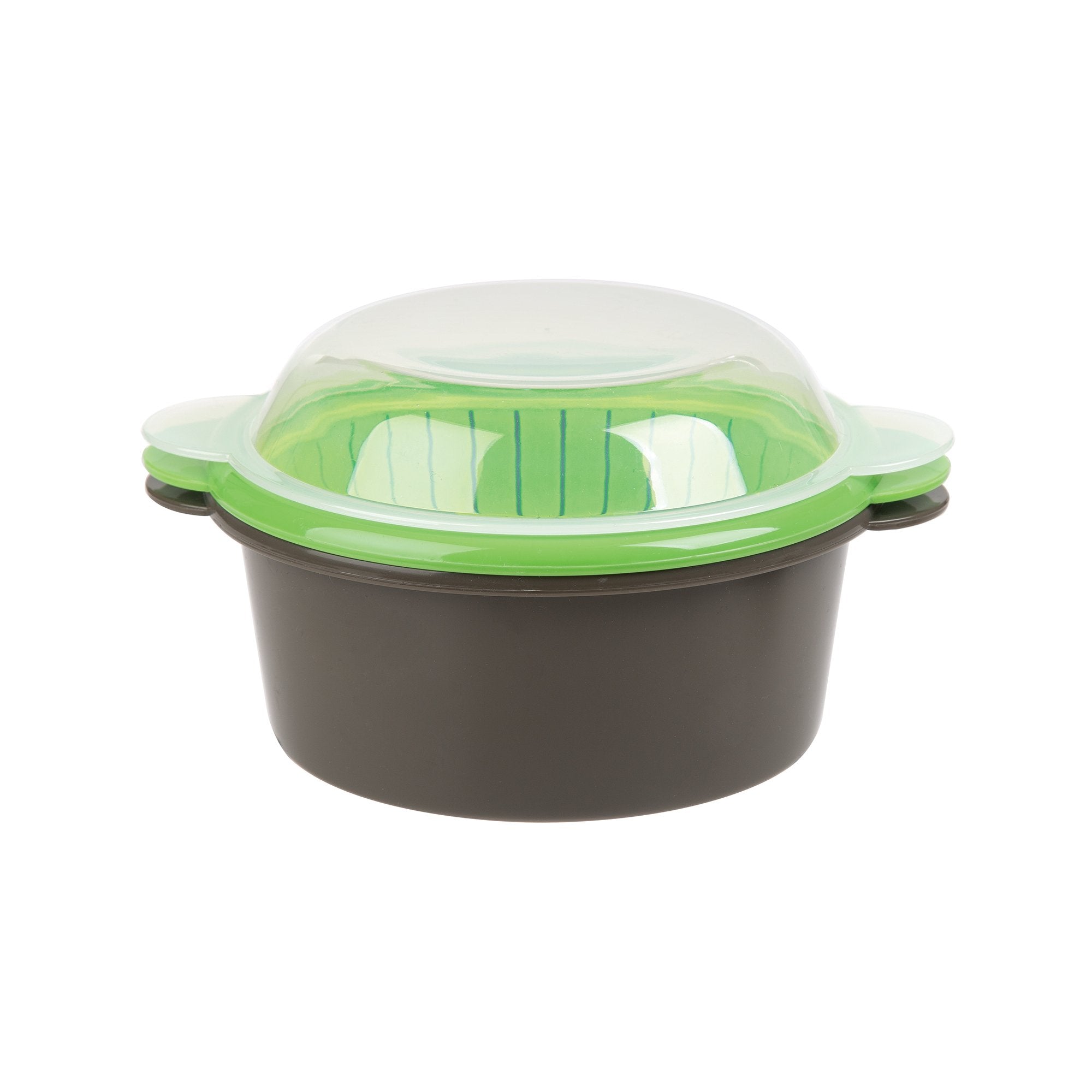 Progressive steamer basket doubles as a colander for prep versatility